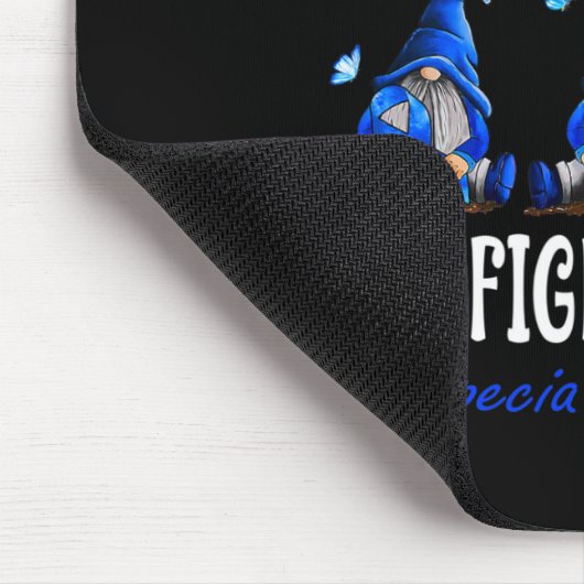 Gnome One vecht alleen Alopecia Bewustzijn 1 Muismat (Hoek)