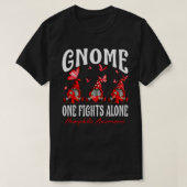 Gnome One vecht alleen hemofilie T-shirt (Design voorkant)