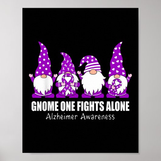 Gnome One vecht alleen tegen Heimer Awareness Paar Poster (Voorkant)