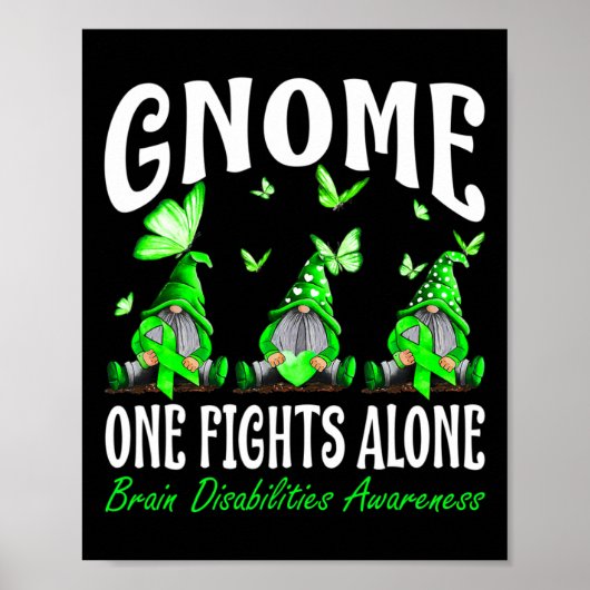 Gnome One vecht alleen tegen hersenhandicaps Poster (Voorkant)