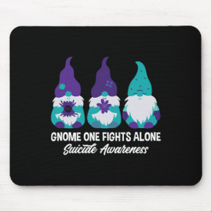 Gnome One vecht alleen tegen zelfmoordpreventie Muismat