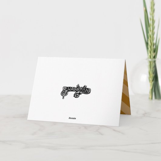 Gnome op Turkije Thanksgiving kaarten (Achterkant)