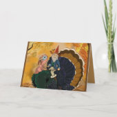 Gnome op Turkije Thanksgiving kaarten (Voorkant)