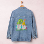 Gnome Paar Staand In Het Gras Vrouwen Denim Jacket (Hangar)