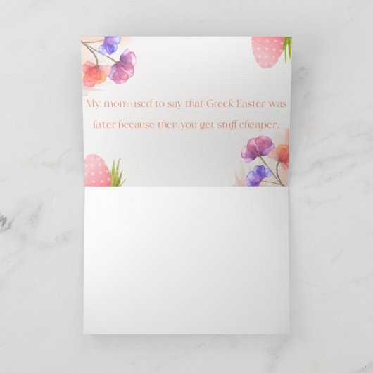 Gnome Paaskaart Feestdagen Kaart (Binnen)