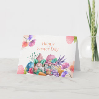 Gnome Paaskaart Feestdagen Kaart