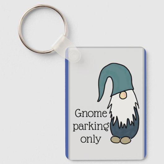 Gnome Parkeerteken Sleutelhanger (Voorkant)