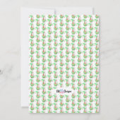 Gnome Party Vakantie uitnodiging (Achterkant)