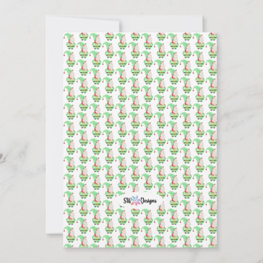 Gnome Party Vakantie uitnodiging (Achterkant)