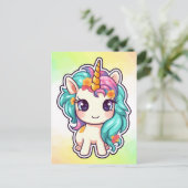 Gnome Pasen Konijn Konijntje Pasen Ei Hunt Meisje  Briefkaart (Staand voorkant)