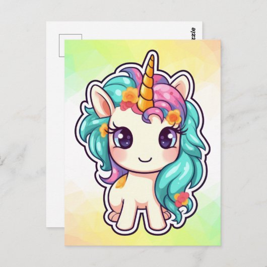 Gnome Pasen Konijn Konijntje Pasen Ei Hunt Meisje Briefkaart (Voorkant / Achterkant)