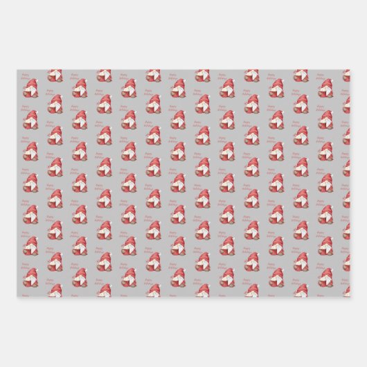 Gnome pepermunt cacao inpakpapier vel (Voorkant 2)