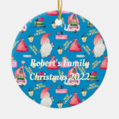 Gnome Personalized Keramisch Ornament (Voorkant)