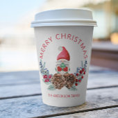 Gnome Pine Cones Papieren Bekers