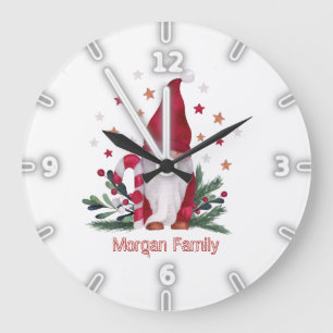 Gnome Pine Tree Branches: Kerstmis Grote Klok