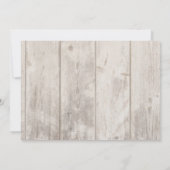 Gnome Pine Tree Branches Wood Kerstparty Kaart (Achterkant)