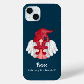 Gnome Pisces Astrology Sign Angel Case-Mate iPhone Case (Achterkant)
