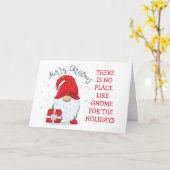 *GNOME PLAATS ALS THUIS VOOR FEESTDAGEN* KAART (Gele Bloem)