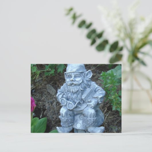Gnome Post Card Briefkaart (Staand voorkant)