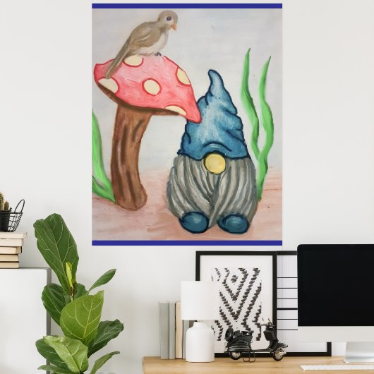 Gnome-Poster Poster (Thuiskantoor)