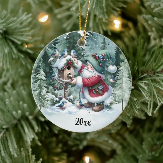 Gnome - Prettig Kerstfeest Over De Miles Ornament (Boom)