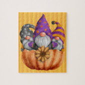 Gnome Pumpkin Trio Puzzle Legpuzzel (Verticaal)