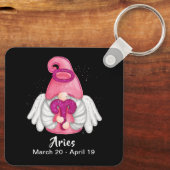 Gnome Ram Astrologie Sterrenbeeld Engel Sleutelhan Sleutelhanger (Achterkant)
