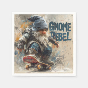 Gnome Rebel skateboard grafische kunst Servet