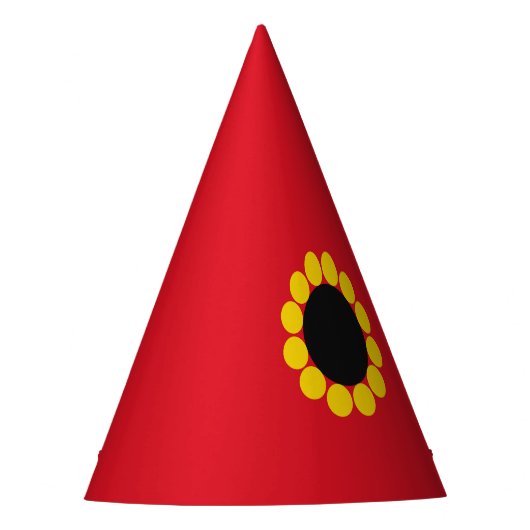 Gnome Red met ventilator Feesthoedjes (Voorkant)