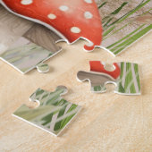 Gnome Red Mushrooms Legpuzzel (Zijkant)