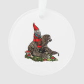 Gnome Riding a Sloth Ornament (voorkant)