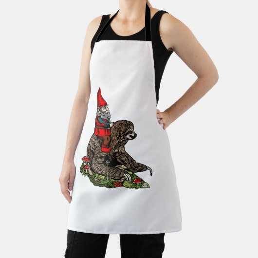 Gnome Riding a Sloth Schort (Insitu)