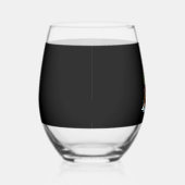 Gnome Riding English Bulldog Christmas Xmas Boys G Wijnglas Zonder Voet (Rechts)