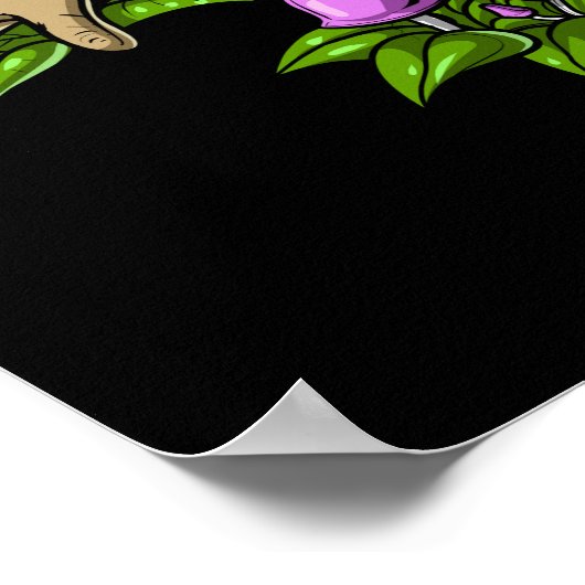 Gnome Riding Frog Poster (Hoek)