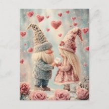 Gnome Romance: Valentijnsdag Gnome Paar