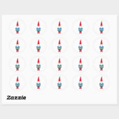 Gnome Ronde Sticker (Vel)
