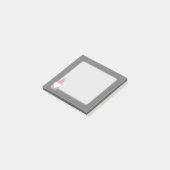 Gnome - Roze Post-it® Notes (Schuin)