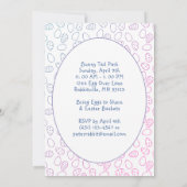 Gnome 's nachts Gelukkige Pasen Ei Hunt Kaart (Achterkant)