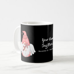 Gnome Sagittarius Astrology Sign Angel Jouw naam Koffiemok