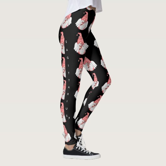Gnome Sagittarius Astrology Sign Angel Leggings (Rechts)