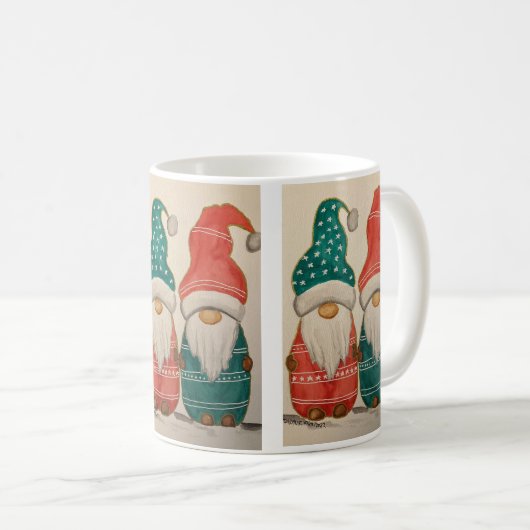 Gnome Santa Couple Koffiemok (Voorkant rechts)