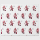 Gnome Santa & Mrs Claus Wrapping Paper Cadeaupapier (Vlak)