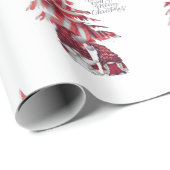 Gnome Santa & Mrs Claus Wrapping Paper Cadeaupapier (Rol Hoek)