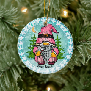 Gnome Santa ornament
