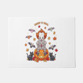 Gnome Schattigee pompoen Halloween Deurmat (Voorkant)