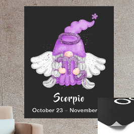 Gnome Schorpioen Astrologie Sterrenbeeld Engel 40  Poster