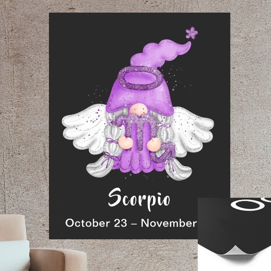 Gnome Schorpioen Astrologie Sterrenbeeld Engel 40  Poster