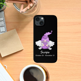 Gnome Scorpio Astrology Sign Angel iPhone 15 Case