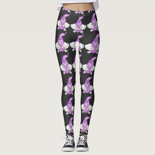 Gnome Scorpio Astrology Sign Angel Leggings (Voorkant)