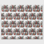 Gnome Season Groetjes Cadeaupapier (Vlak)